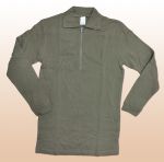 Baumwoll-Rollshirt oliv